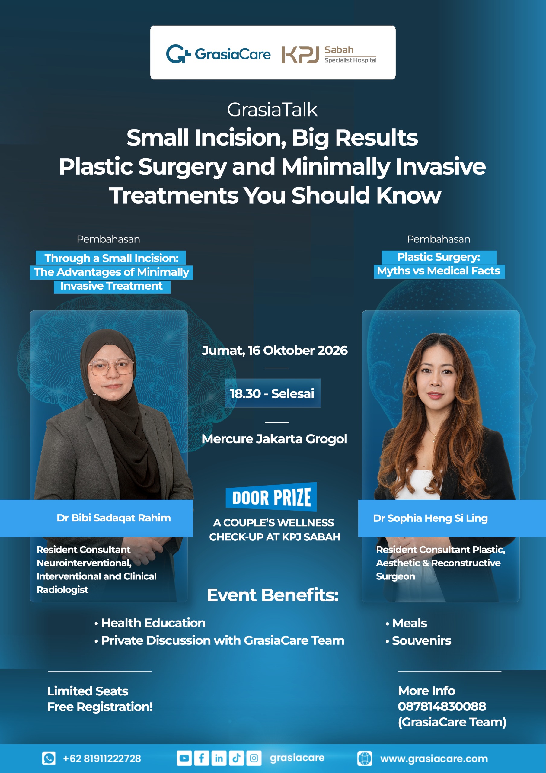 GrasiaTalk "Small Incision, Big Results : Plastic Surgery and Minimally Invasive Treatments You Should Know"